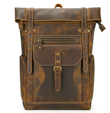 Aidan | Leather Laptop Bookbag