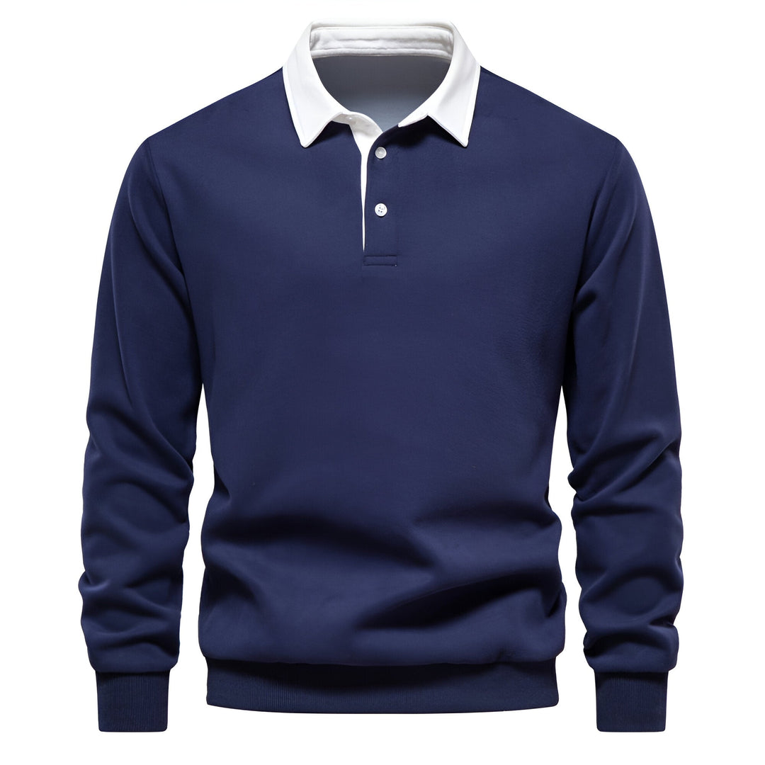 Leandro | Men's Classic Polo Sweatshirt