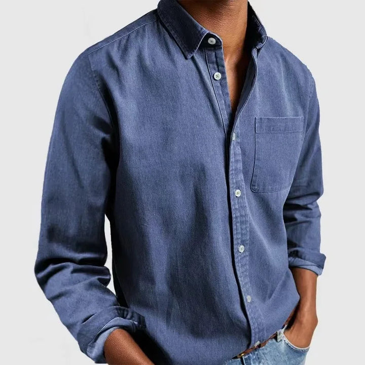 Jones | Classic plain long-sleeved shirt