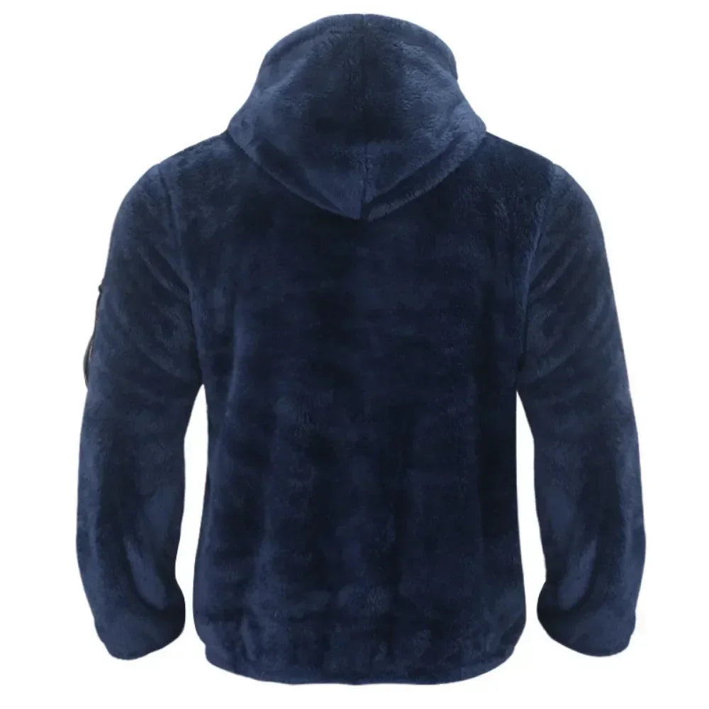 Levinon | Men's Warm Cozy Sherpa Zip Jacket