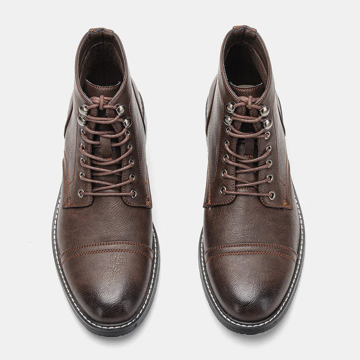 Harmon | Vintage Cap-Toe Derby Boots