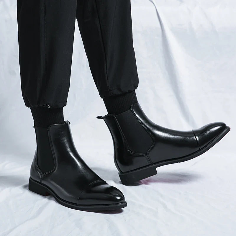 Horace | Genuine Leather Chelsea Boots