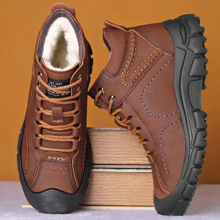 Fraser | Waterproof Wide-fit Winter Leather Boots