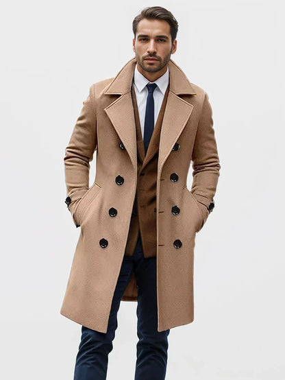 Jaden | Men's Classic Double-Breasted Winter Coat