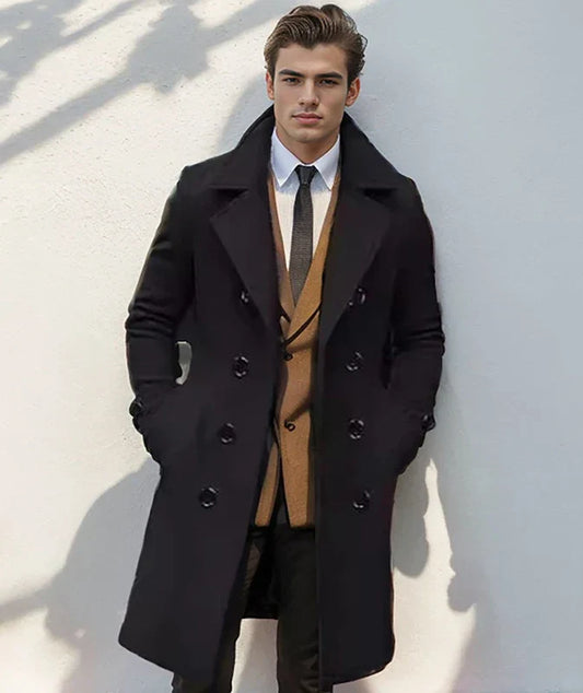 Jaden | Men's Classic Double-Breasted Winter Coat