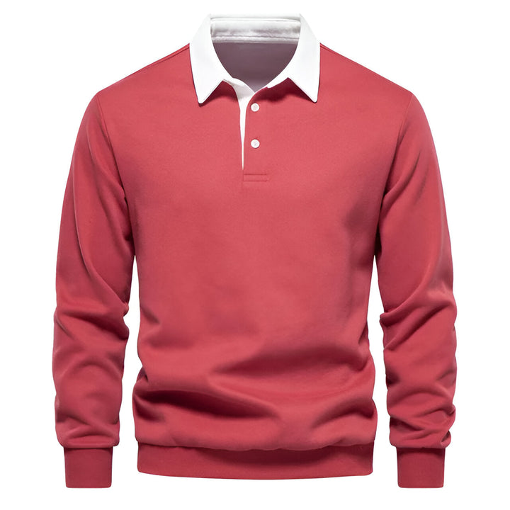 Leandro | Men's Classic Polo Sweatshirt