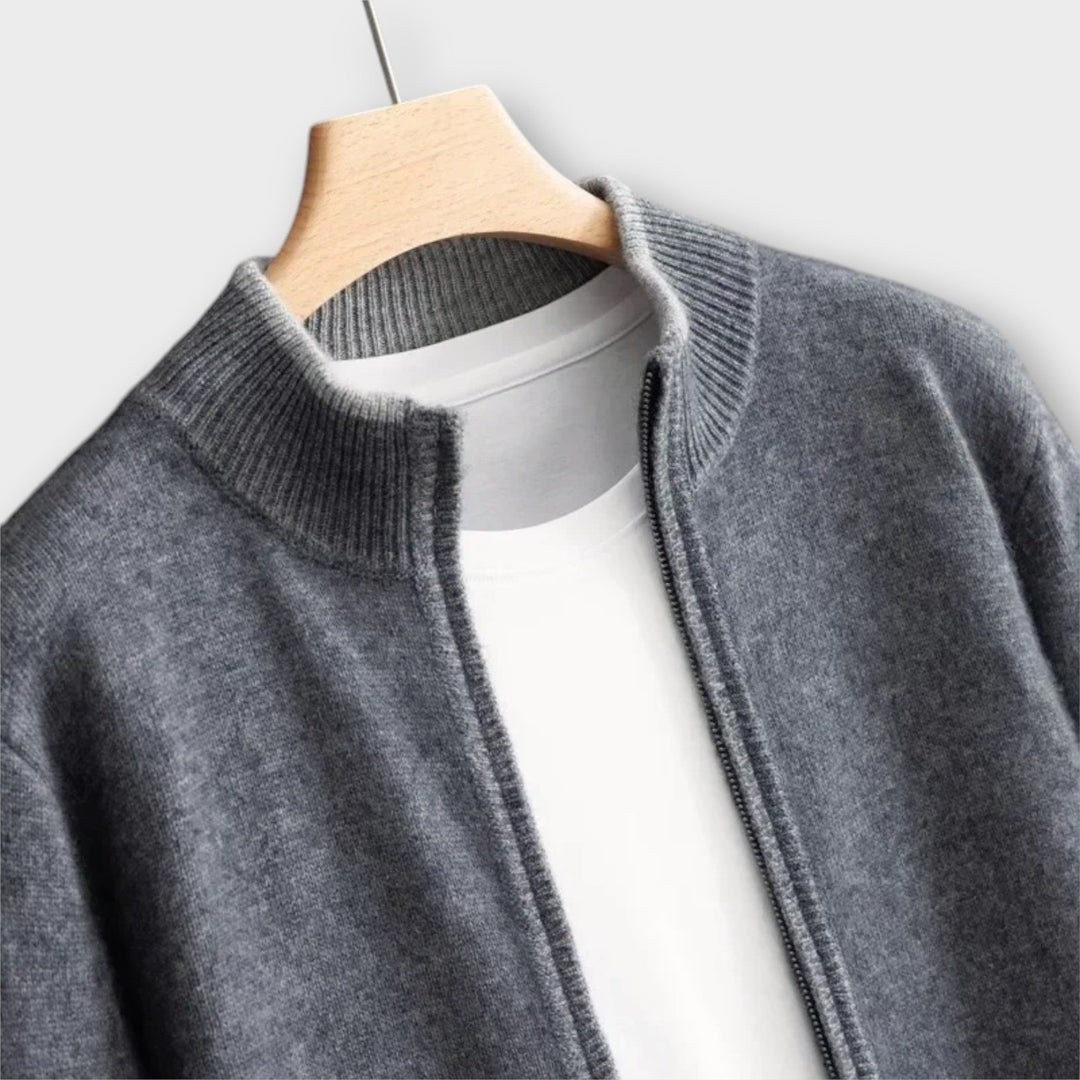 Steve | Timeless Men's Zip-Up Cardigan