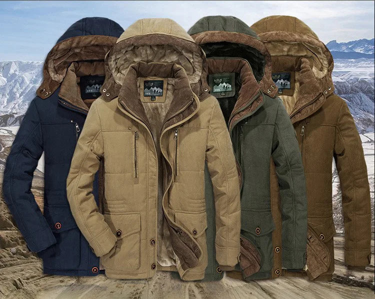 Leo | Men's Insulated Warm Winter Hooded Jacket