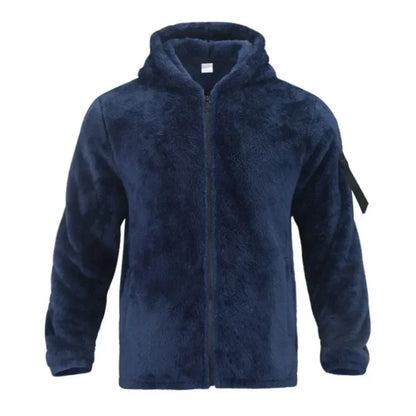 Levinon | Men's Warm Cozy Sherpa Zip Jacket