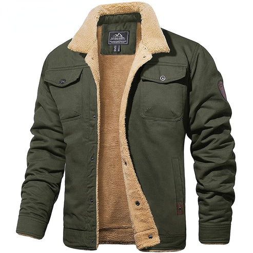 Gielo | Men’s Sherpa Lined  Warm Jacket