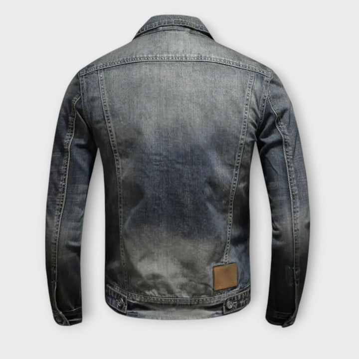 Luistro | Men’s Distressed Denim Jacket