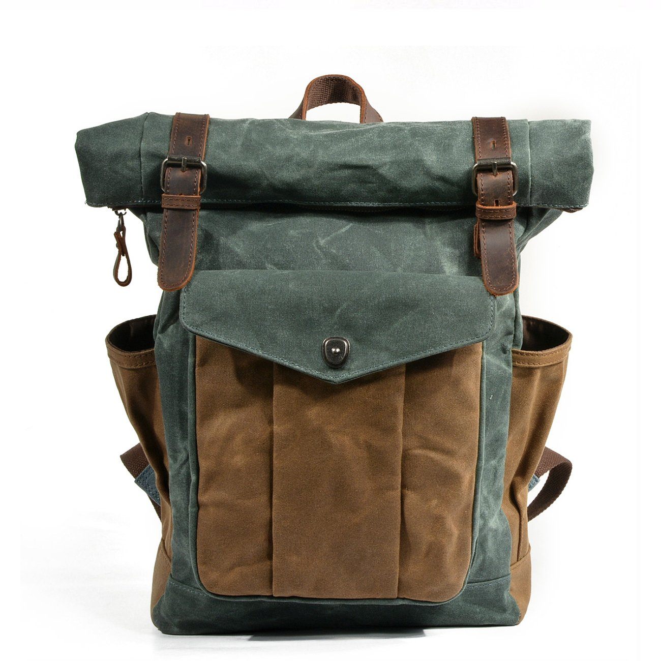 Gideon | Waxed Canvas Roll Top Backpack