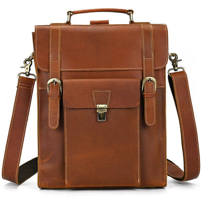 Milton | Leather Convertible Backpack