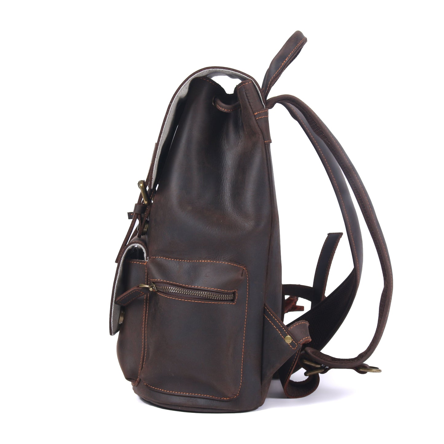 Clifford | Leather Drawstring Backpack