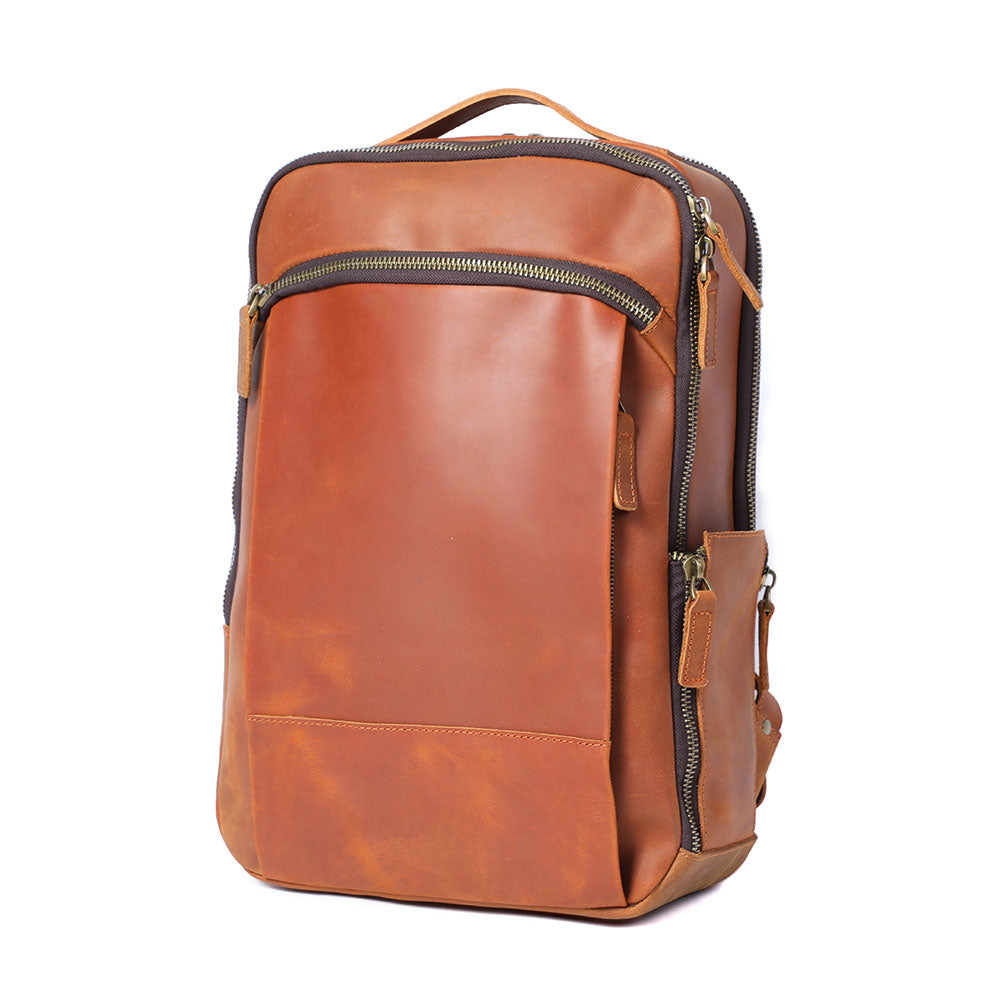 Darwin | Leather Laptop Rucksack