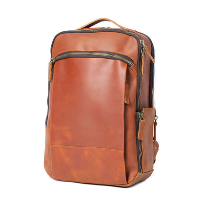 Darwin | Leather Laptop Rucksack