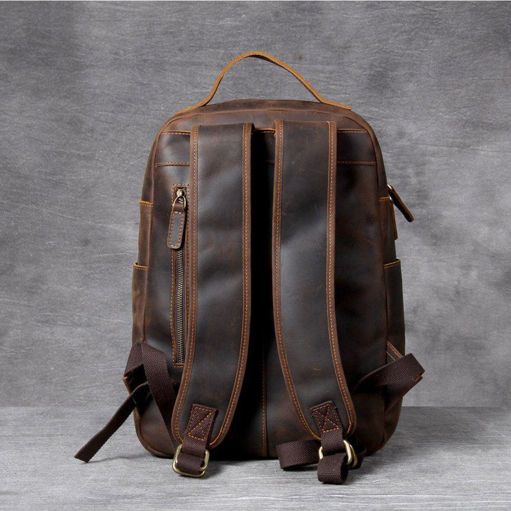 Dominic | Tan Leather Backpack