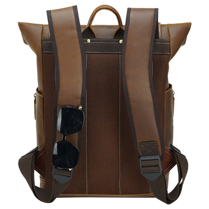 Aidan | Leather Laptop Bookbag