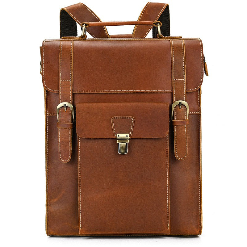 Milton | Leather Convertible Backpack