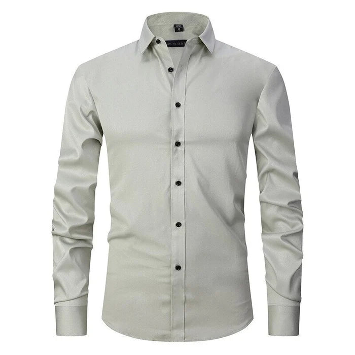 Clyde | Men's Slim Fit Dress Shirt Long Sleeve