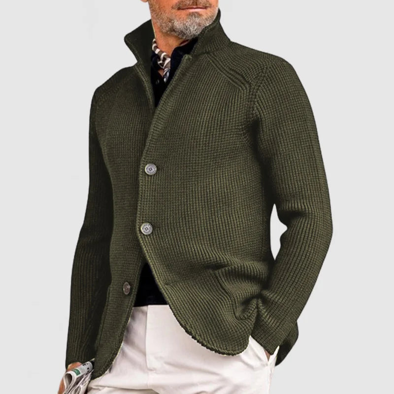 Marzio | Men's Button-Up Casual Stylish Knit Cardigan