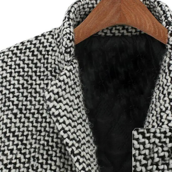 Cheska | Women's Elegant Houndstooth Coat