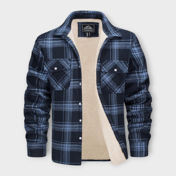 Cello | Men’s Sherpa Lined Flannel Jacket