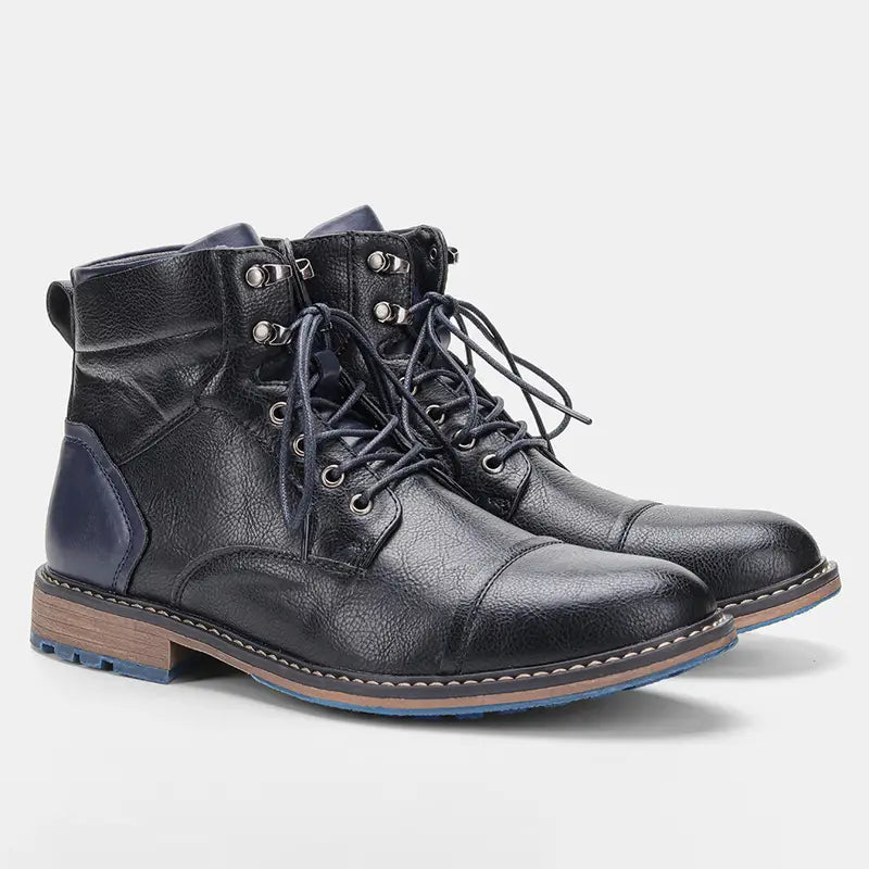 Eryx | Men's Retro Derby Boots Black