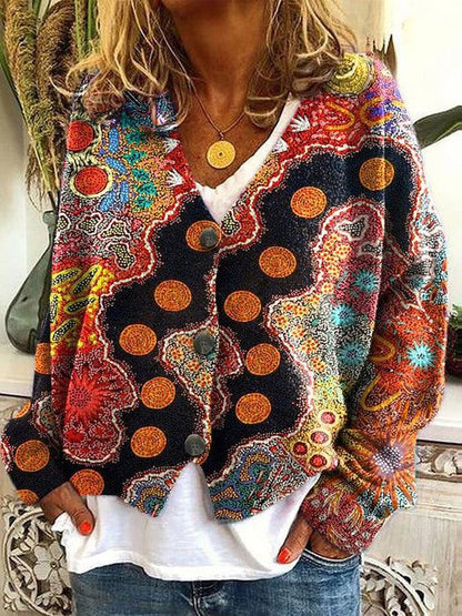 Zara | Women's Colorful  Vibrant Boho Cardigan