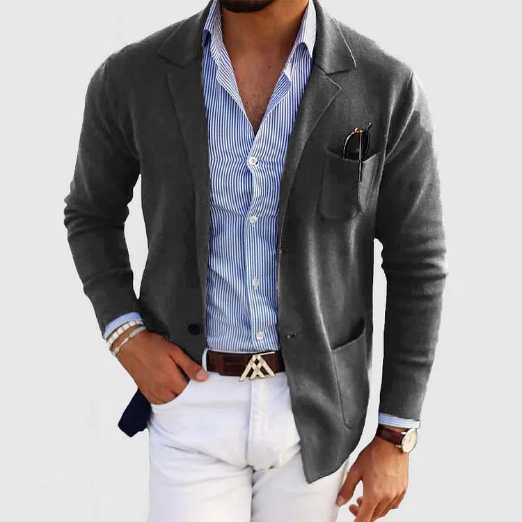 Rhys | Luxury blazer with single-row buttons