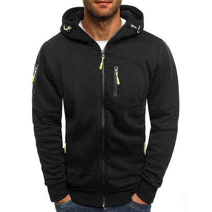 Adrien | Men's Warm Active Full Zippered Hoodie