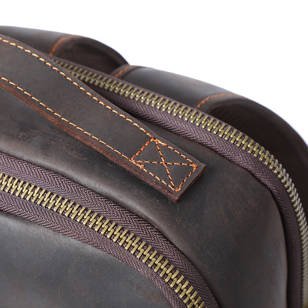 Darwin | Leather Laptop Rucksack