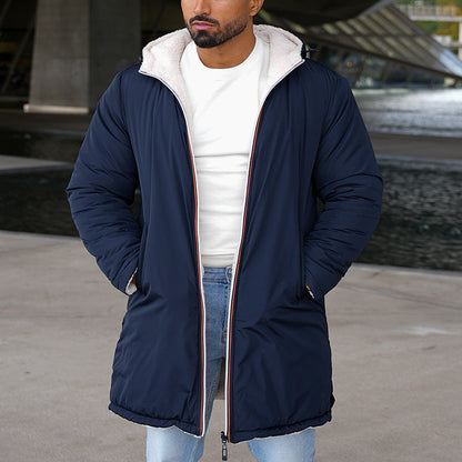 Daniel | Men's Hooded Casual Sherpa Jacket