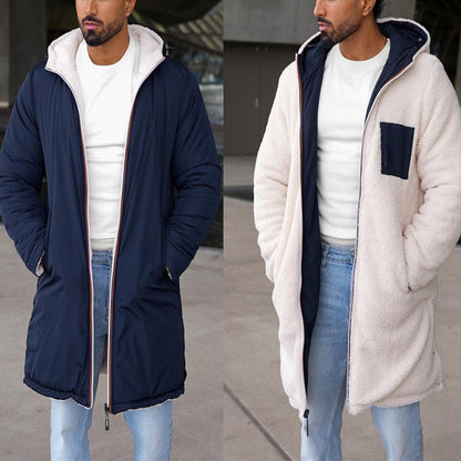 Daniel | Men's Hooded Casual Sherpa Jacket