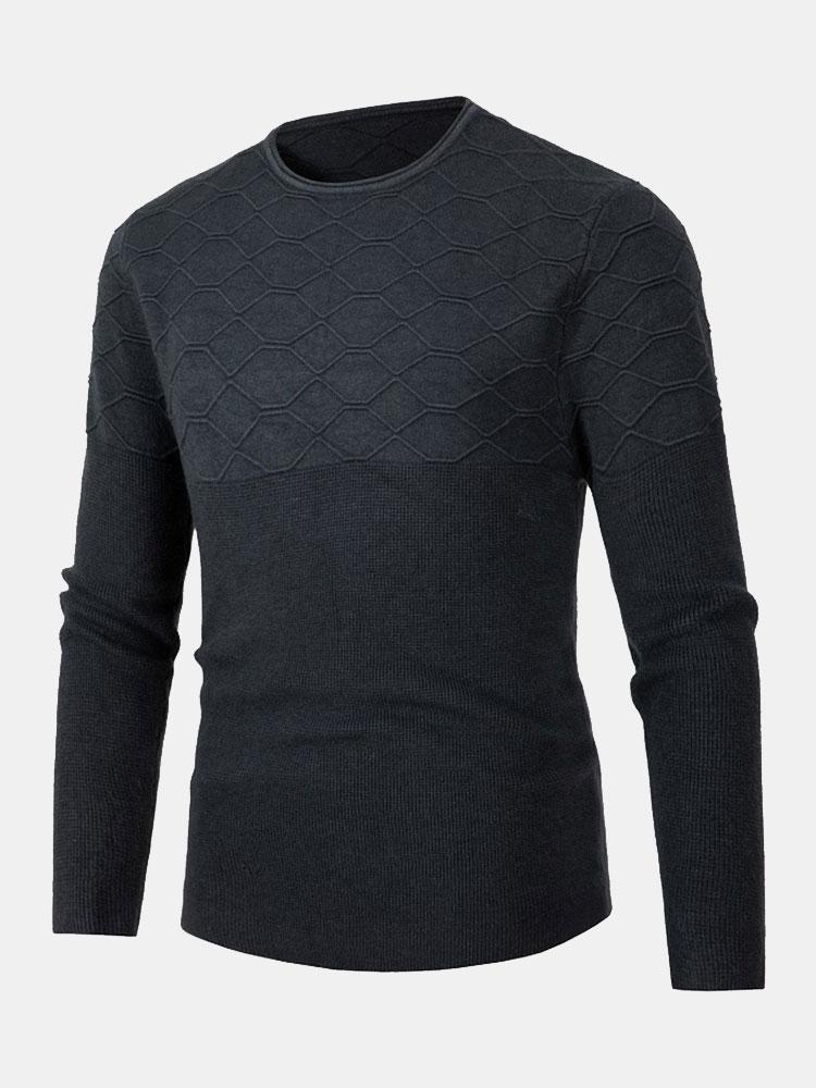 Cedric | Slim Fit Crew Neck Knitted Jumper