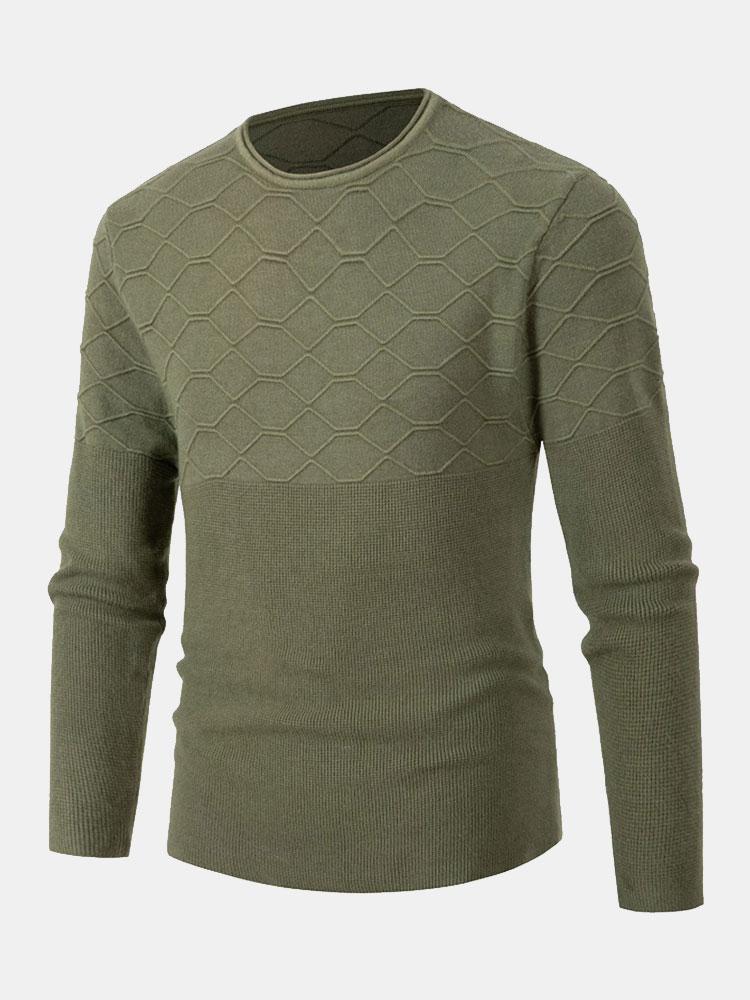 Cedric | Slim Fit Crew Neck Knitted Jumper