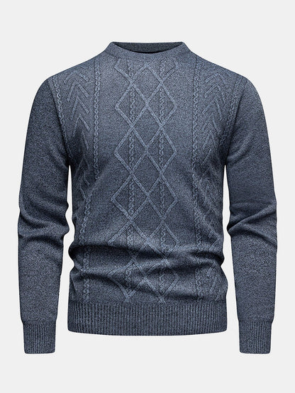 Arthur | Geometric Jacquard Jumper