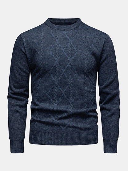 Arthur | Geometric Jacquard Jumper