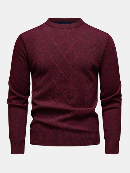 Arthur | Geometric Jacquard Jumper