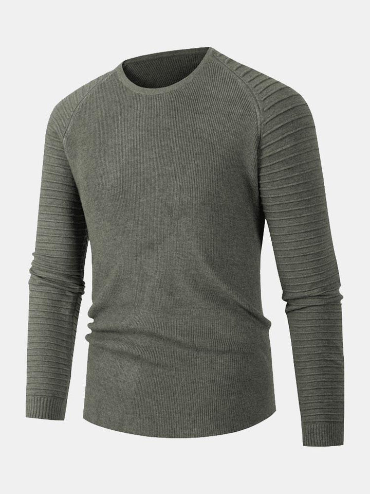 Jacob | Slim Fit Raglan Sleeve Crew Neck Jumper