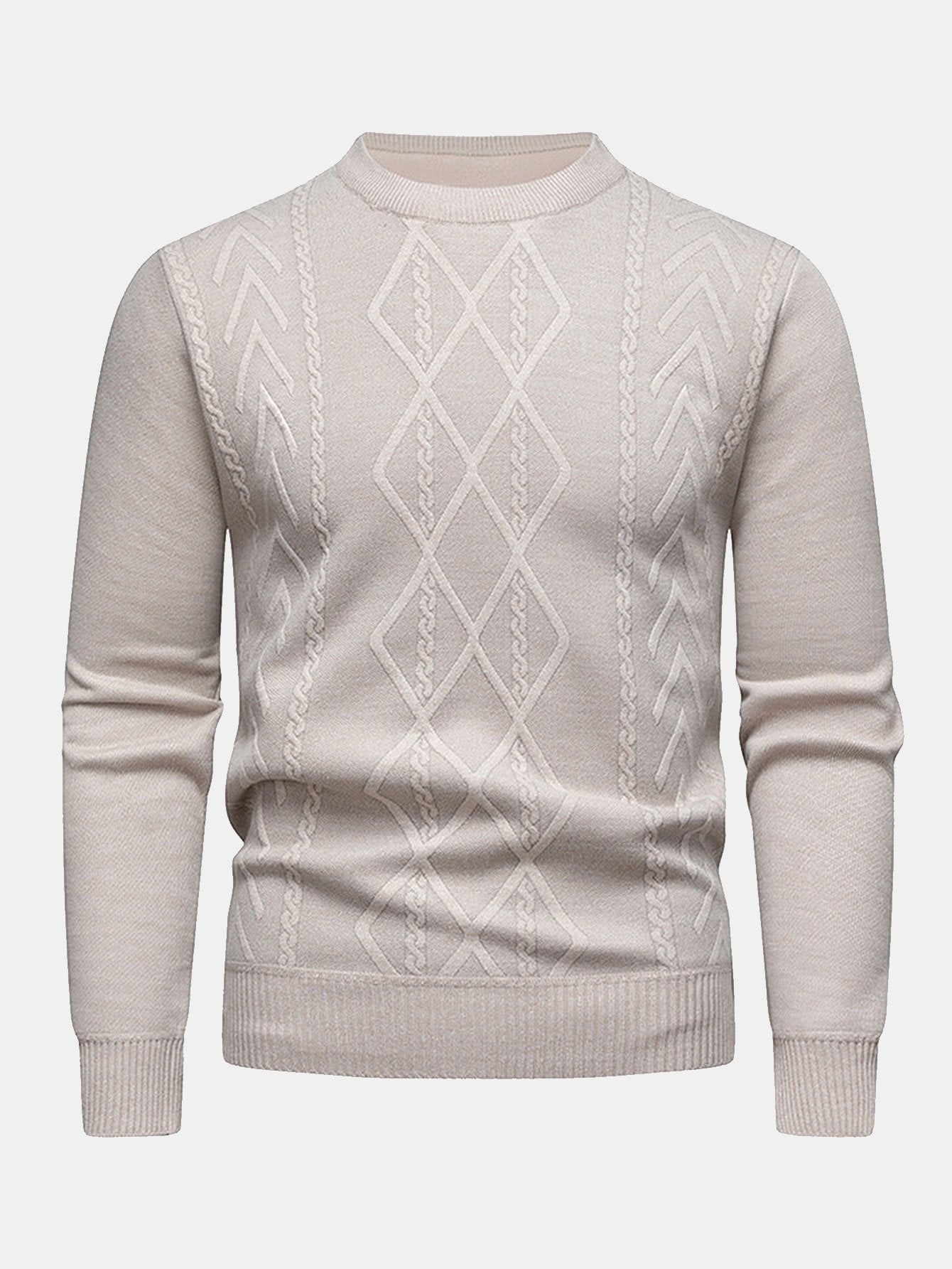 Arthur | Geometric Jacquard Jumper