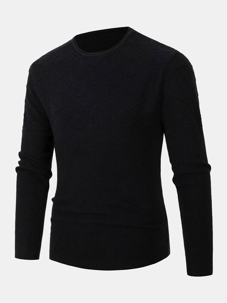 Cedric | Slim Fit Crew Neck Knitted Jumper