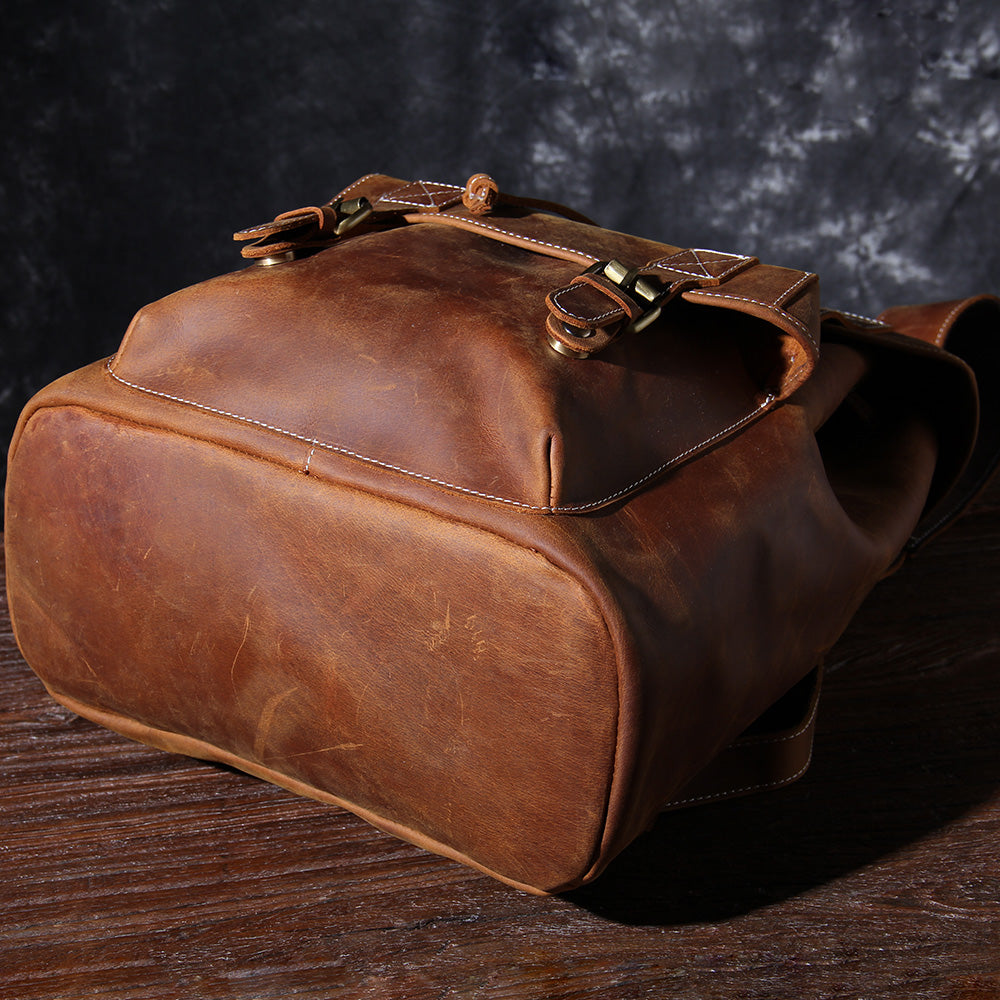 Edric | Leather Knapsack