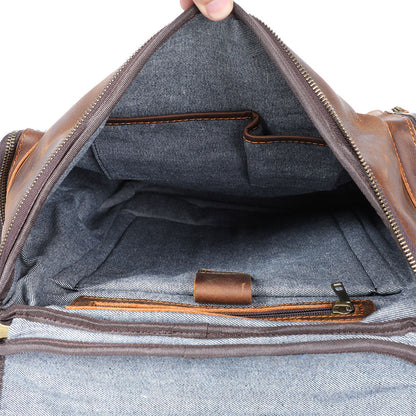 Reed | Leather Laptop Backpack