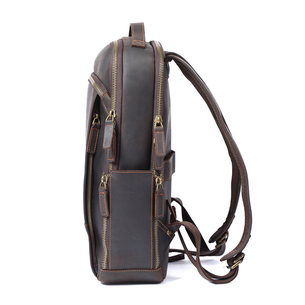 Darwin | Leather Laptop Rucksack