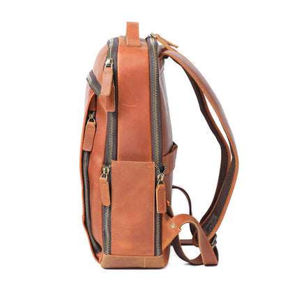 Darwin | Leather Laptop Rucksack