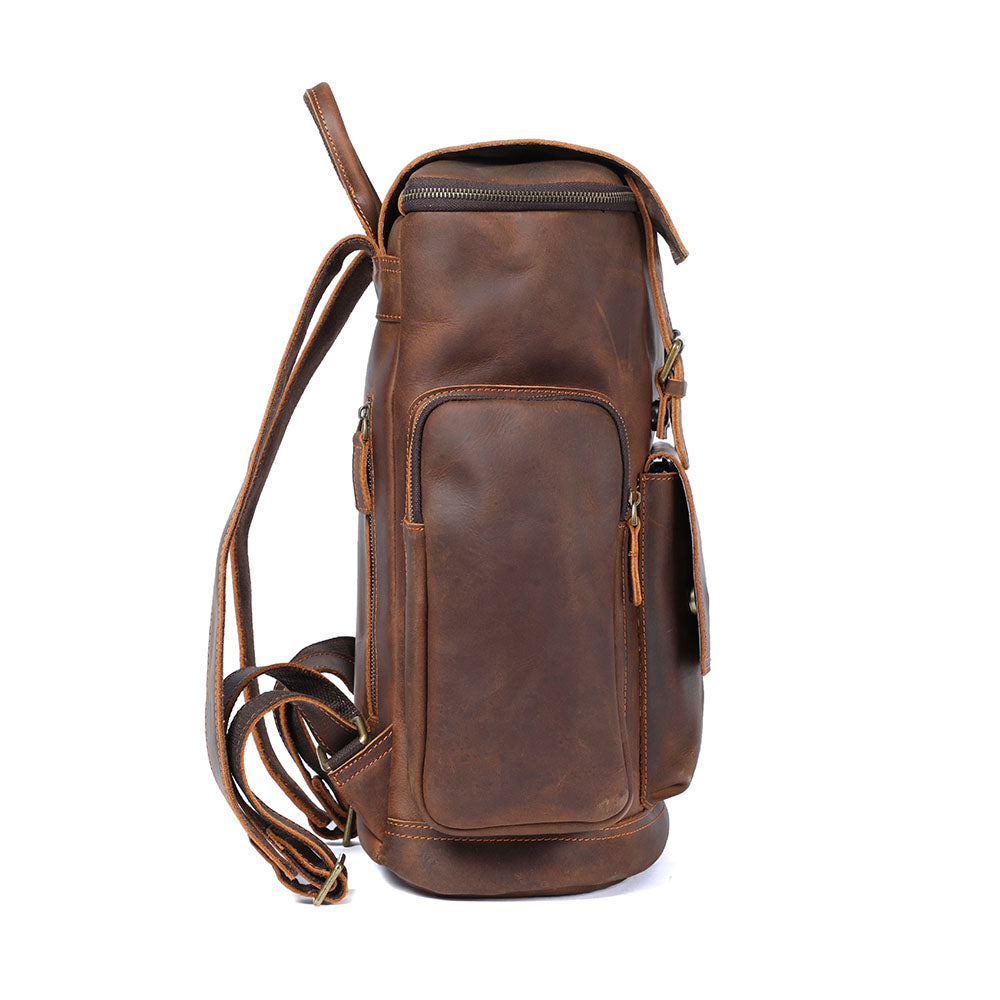 Reed | Leather Laptop Backpack