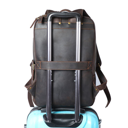 Darwin | Leather Laptop Rucksack