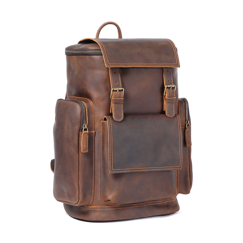 Reed | Leather Laptop Backpack