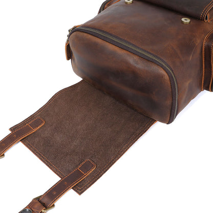 Reed | Leather Laptop Backpack